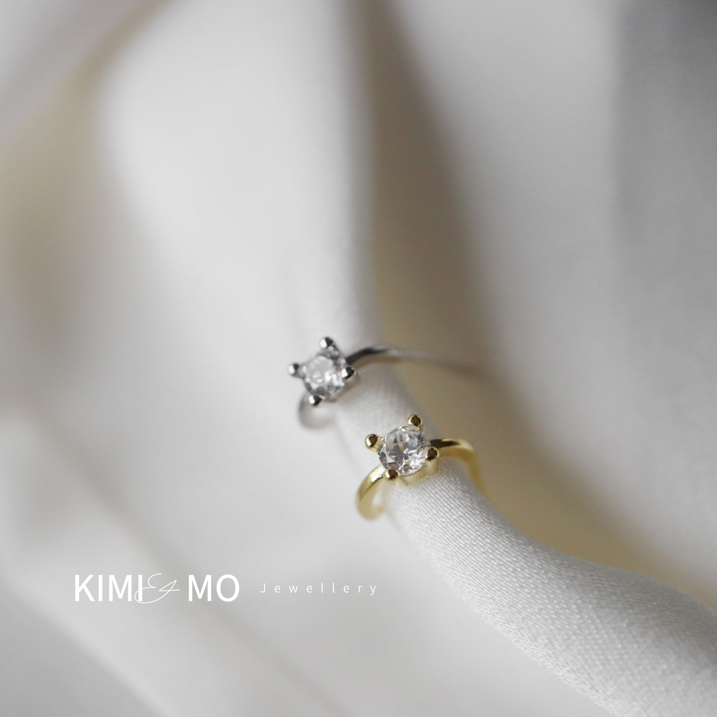 Mini Cerceau Diamant - Or Vermeil & Argent Sterling -**Cerceau**