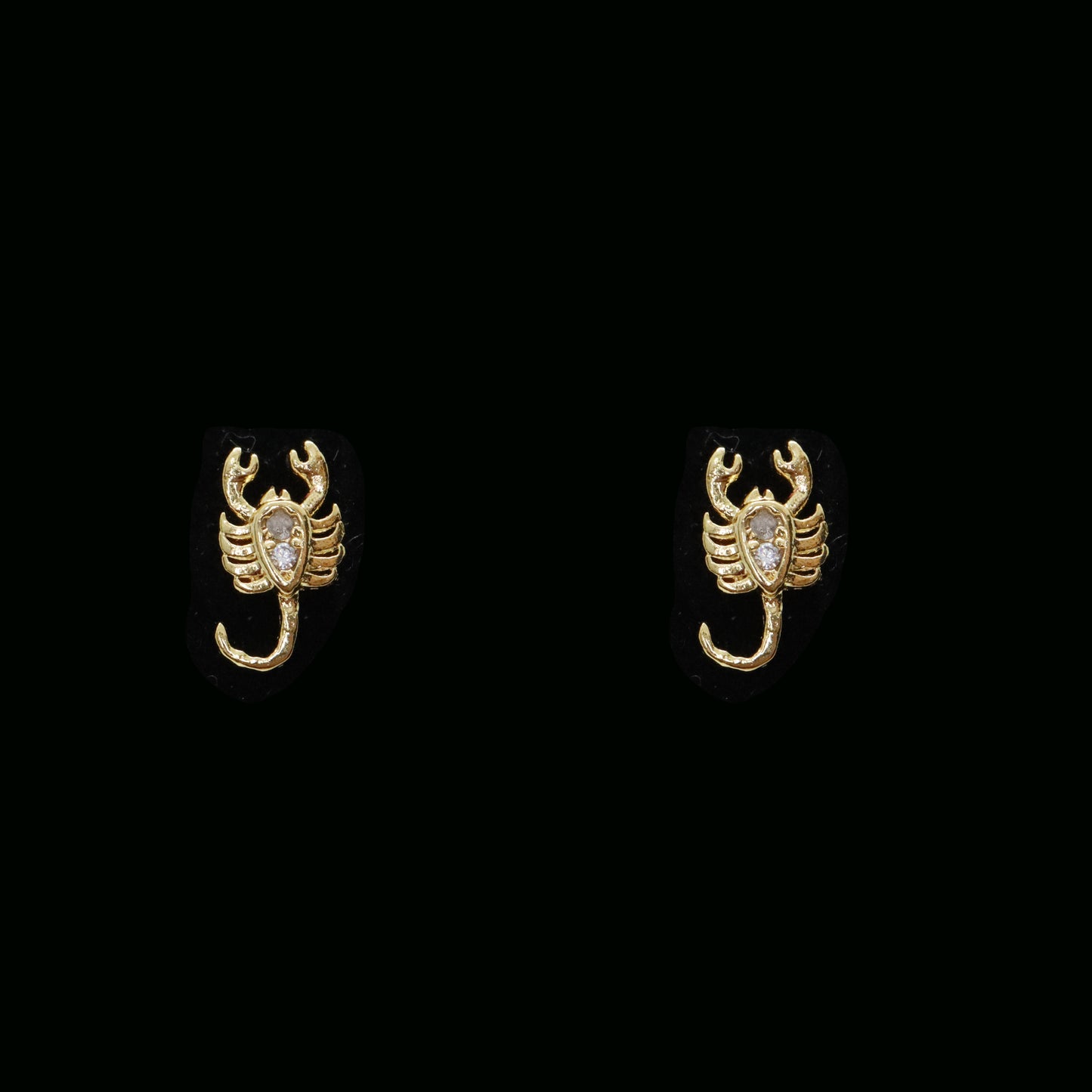 Scorpion Stud Earring • Threadless End Push Pin • G23 Titanium