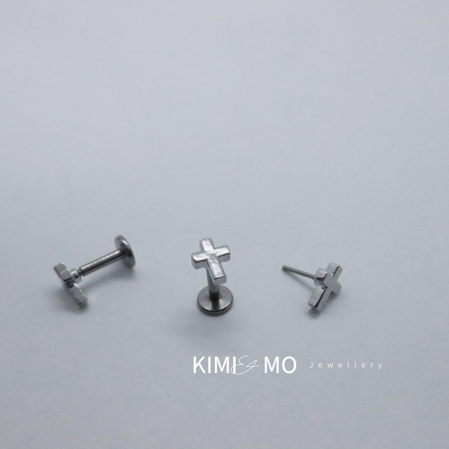 Simple silver cross earrings for a subtle faith statement