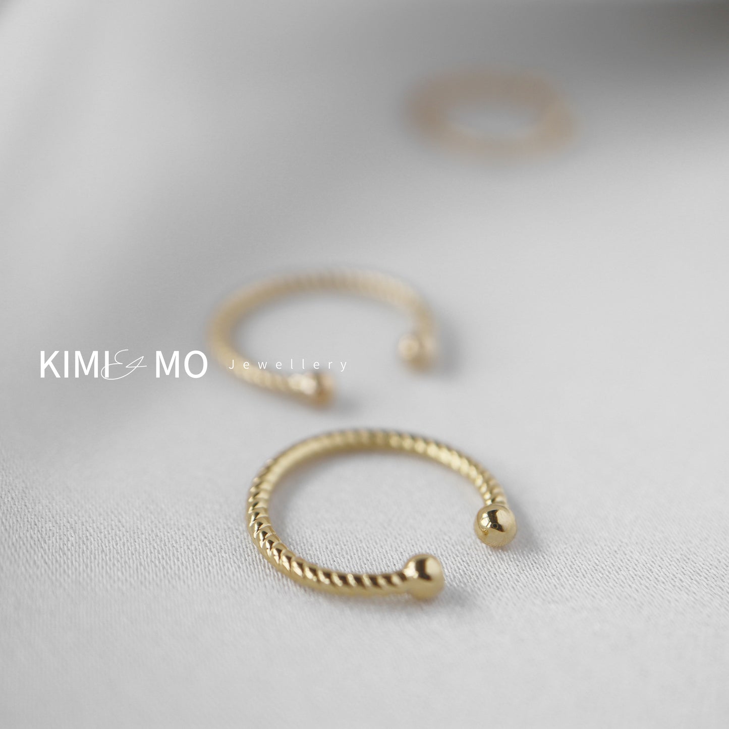 Braided Ear Cuff • Minimalist Earring • Gold Vermeil