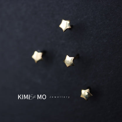 Tiny Star Stud - Or Vermeil et Argent Sterling -**Collection Céleste** 