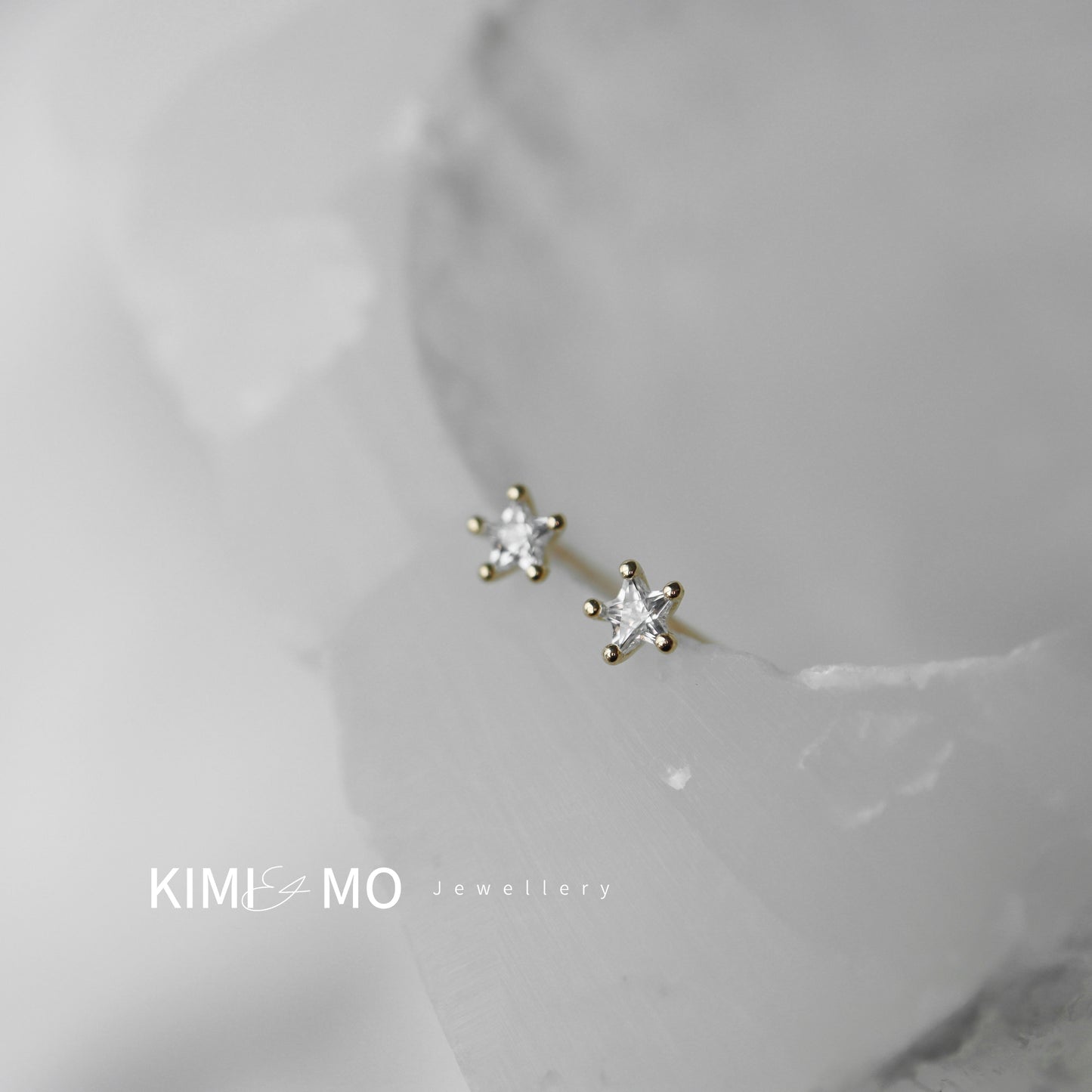 Dainty Star Stud Earrings • 14k Solid Gold, Gold Vermeil & Sterling Silver Minimalist Stud Earring