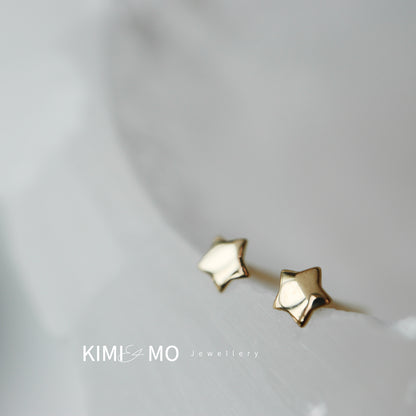 Tiny Star Stud - Oro Vermeil y Plata de Ley -**Colección Celestial** 