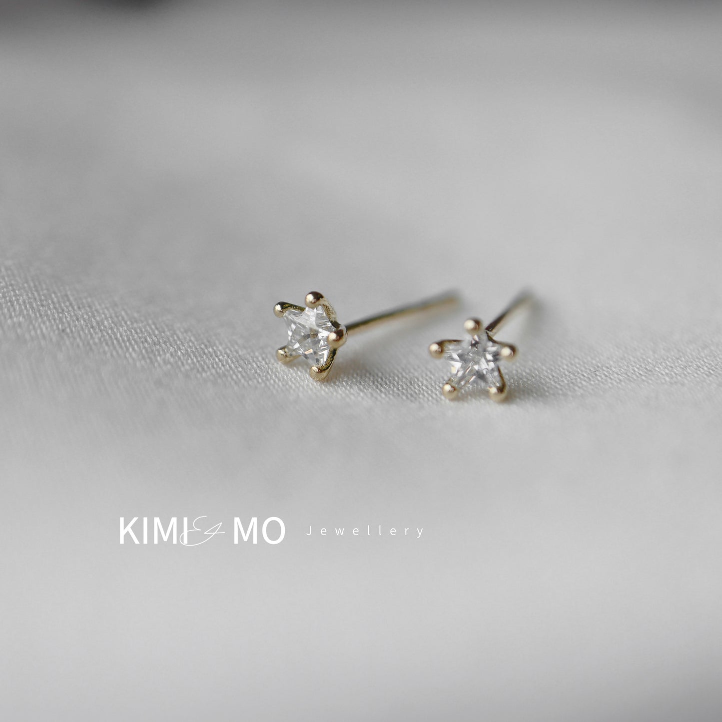 Dainty Star Stud Earrings • 14k Solid Gold, Gold Vermeil & Sterling Silver Minimalist Stud Earring